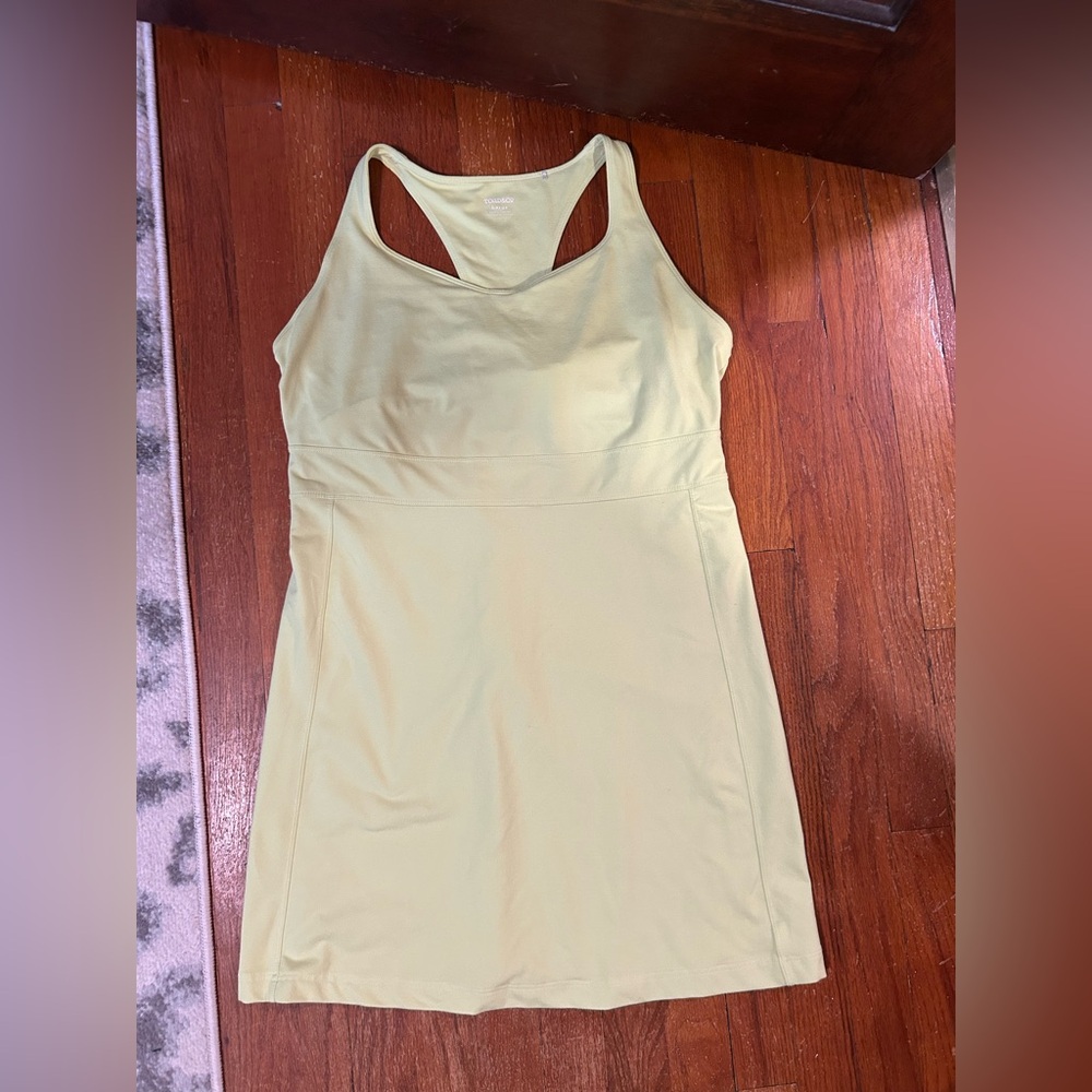 Toad & Co Lime Green Aquaculture Racerback Athletic Dress